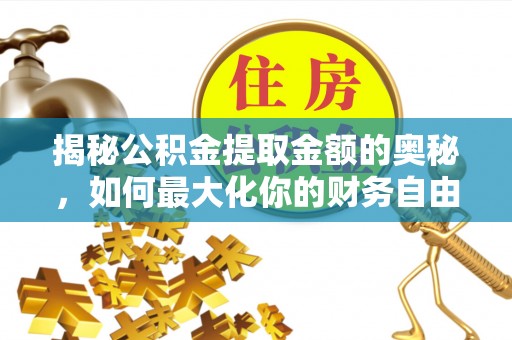 凯里揭秘公积金提取金额的奥秘，如何最大化你的财务自由