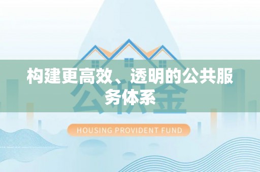 凯里构建更高效、透明的公共服务体系
