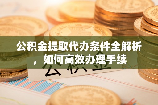 凯里公积金提取代办条件全解析，如何高效办理手续