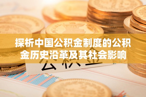 凯里探析中国公积金制度的公积金历史沿革及其社会影响