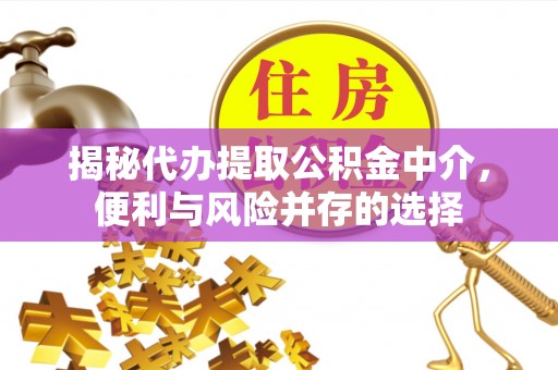 凯里揭秘代办提取公积金中介，便利与风险并存的选择