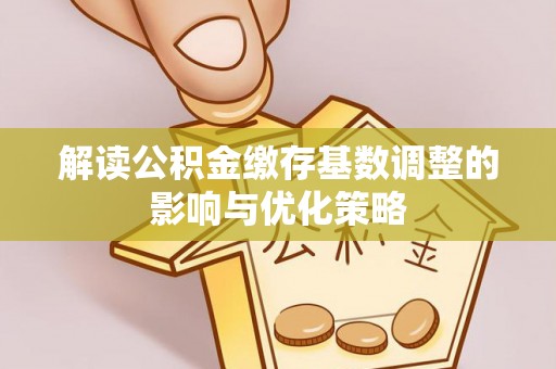 凯里解读公积金缴存基数调整的影响与优化策略