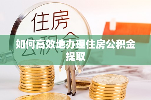凯里如何高效地办理住房公积金提取